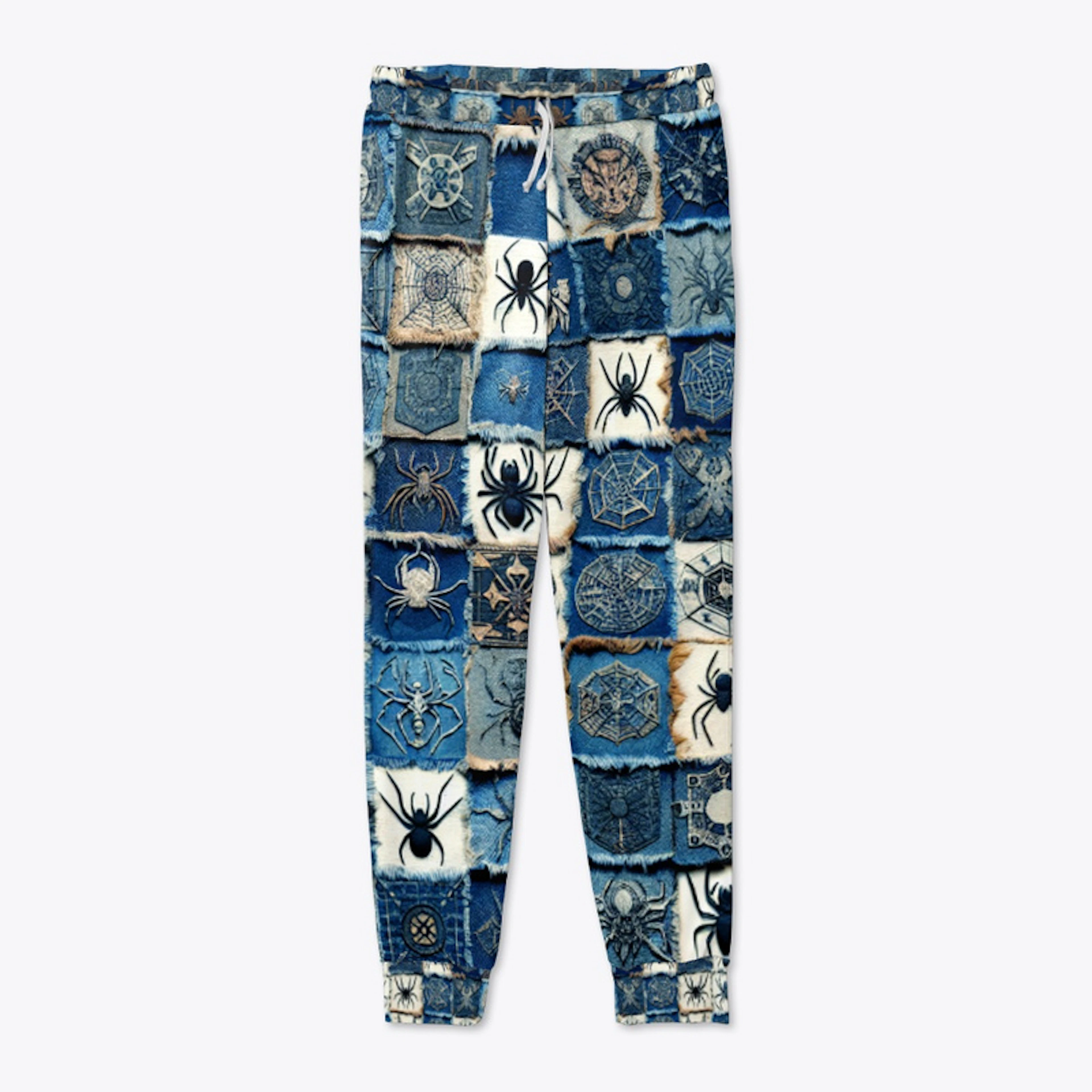 Spiders on jeans